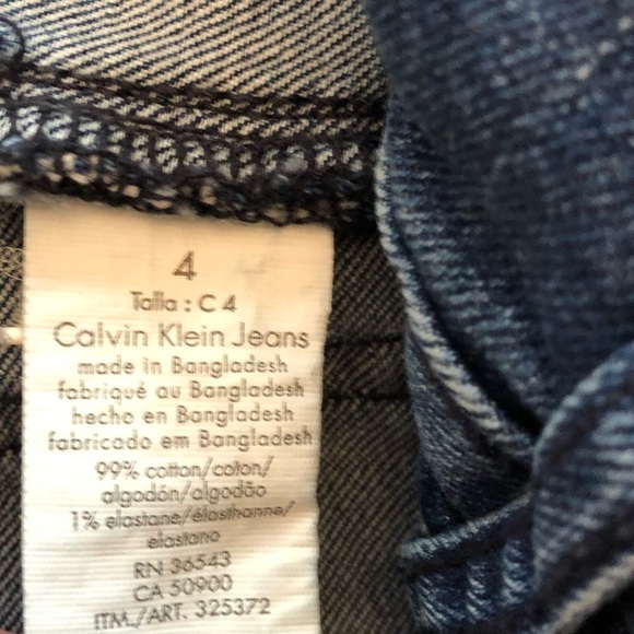 Calvin Klein Jeans Talla. Mid rise Skinny leg denim. Soft & stretchy Size 4 - Picture 8 of 11